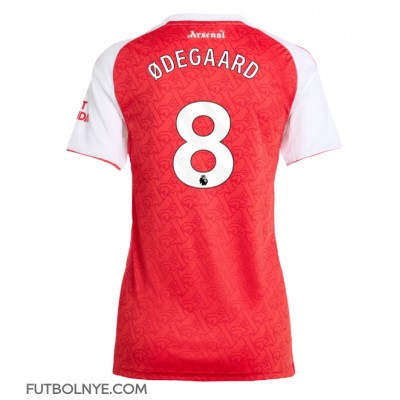 Camiseta Arsenal Martin Odegaard #8 Primera Equipación para mujer 2025-26 manga corta Camiseta Arsenal Martin Odegaard #8 Primera Equipación para mujer 2025-26 manga corta